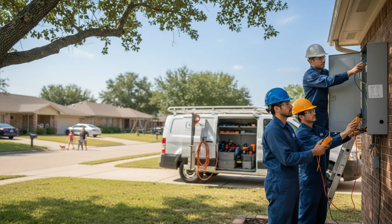 Certified electrician providing emergency electrical services in Fairland, OK